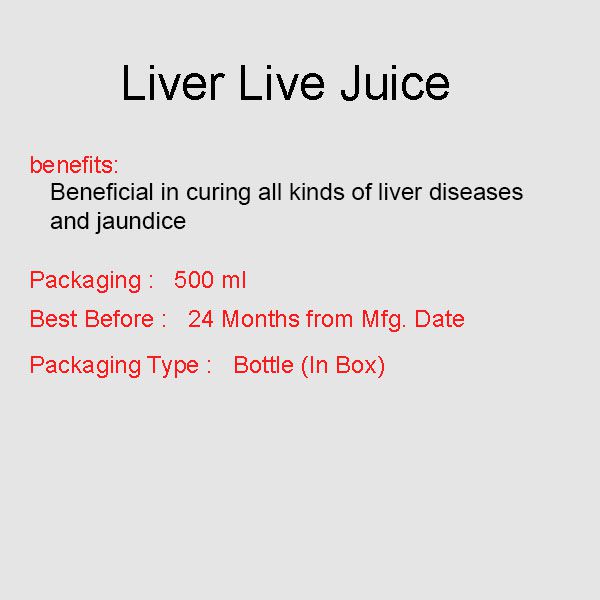 Liver Live Juice