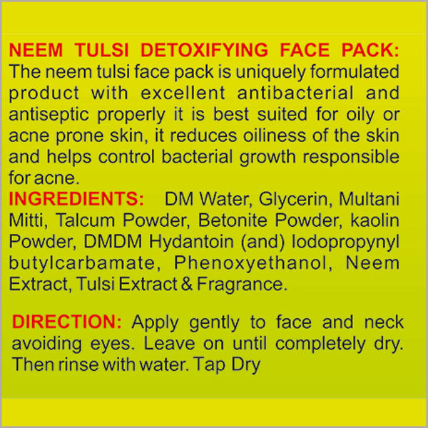   Neem Tulsi Detoxifying Face Pack